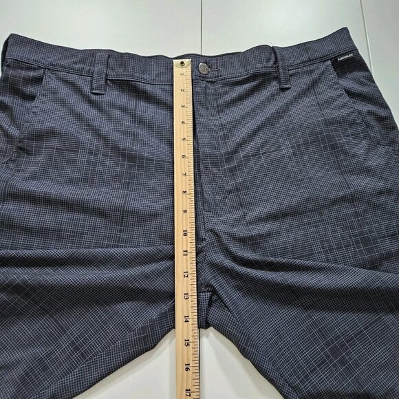 Dickies Shorts Mens 40 Blue Tiny Plaid Chino Flex Hybrid Stretch Pockets Golf - Picture 6 of 14
